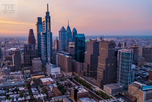 Philadelphia - Depuis Schuylkill river trail - Drone, United States