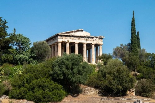 Temple of Hephaestus - Tól től Monument of the Eponymous Heroes, Greece