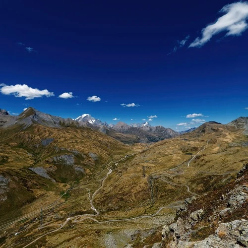 Col du Petit Saint-Bernard - から Col de la Traversette, France