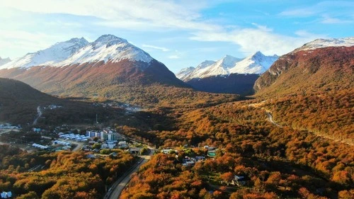 Ushuaia - Aus Cerro Alarken - Drone, Argentina