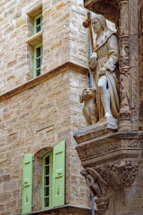 Statue de Saint Roch - France