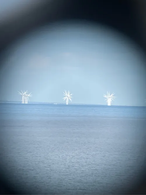 Wind Farm - Depuis Stevns Klint UNESCO World Heritage, Denmark