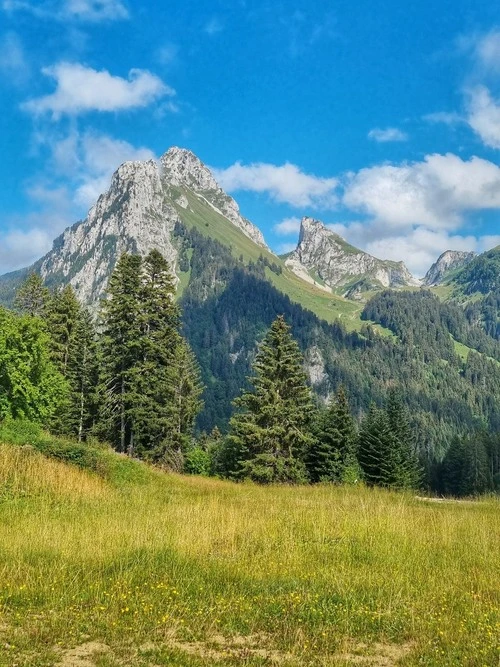 Dent d'Oche - From Pré Richard Restaurant, France