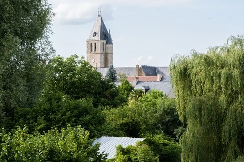 Église Saint-Germain - Desde Pont de la Madeleine, France