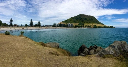 Mauao / Mount Maunganui summit - 从 Moturiki Island (Leisure Island), New Zealand