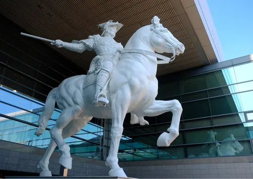 Equestrian Statue of Francesco Sforza - From Nagoya Congress Center, Japan