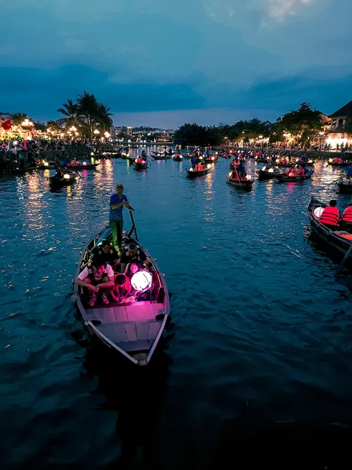 Thu Bồn River - Desde An Hoi Bridge, Vietnam