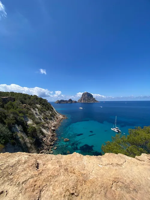 Es Vedra drive-in sunset Selfie Spot - Spain