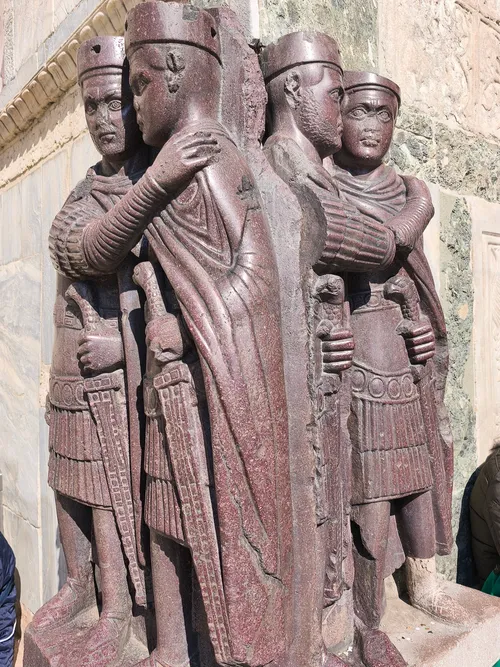 Sculptures in Saint Mark's Basilica - Italy