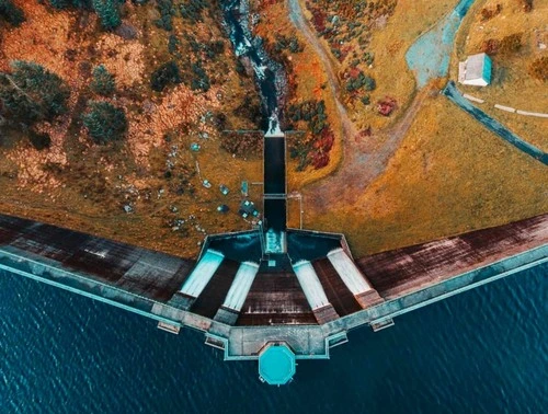 Spelga Dam - Od Drone, United Kingdom