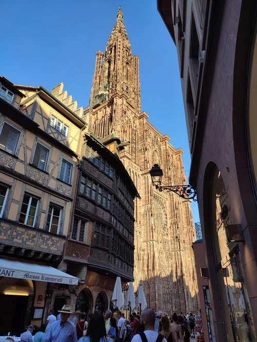 Cathédrale Notre-Dame-de-Strasbourg - Aus Pl. de la Cathédrale, France