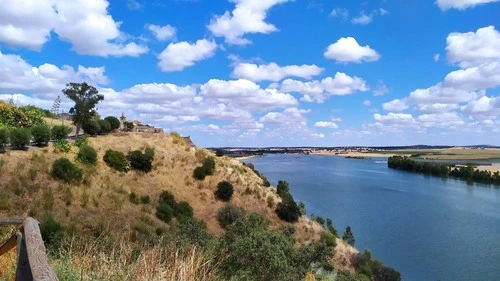 Rio Guadiana - İtibaren Viewpoint, Portugal