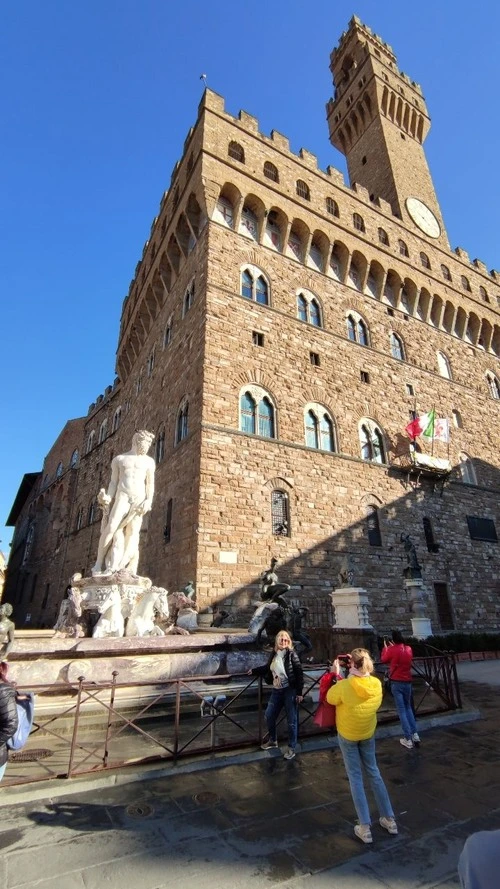 Fontana del Nettuno - From Piazza della Signoria, Italy
