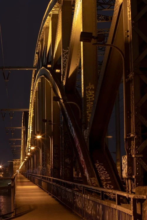Fußweg Köln nach Poller Wiesen - From Südbrücke, Germany