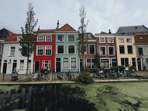 Canals of Delft - From Vlamingstraat, Netherlands