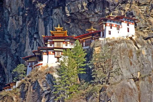 Tiger nest Bhutan - Von Paro Taktsang, Bhutan
