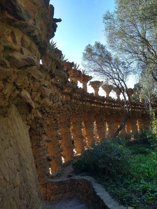 Columnas del Park Güell - Spain