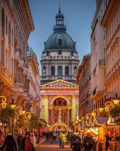 St. Stephen's Basilica - Från Zrínyi u., Hungary