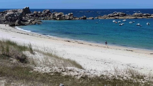 Plage de Meneham - İtibaren Kerlouan Beach, France