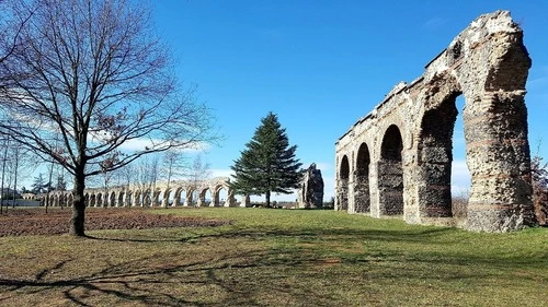 Aqueduc du Gier - From North Side Fields, France
