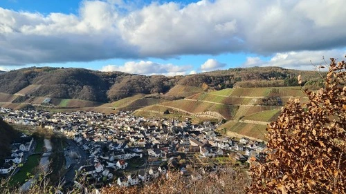 Aussicht auf Dernau/ Vor der Jahrhundert Flut - Depuis Strasse vor Stuck Hött, Germany