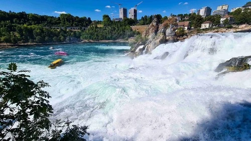 Rheinfall Schaffhausen - จาก Aussichtspunkt, Switzerland