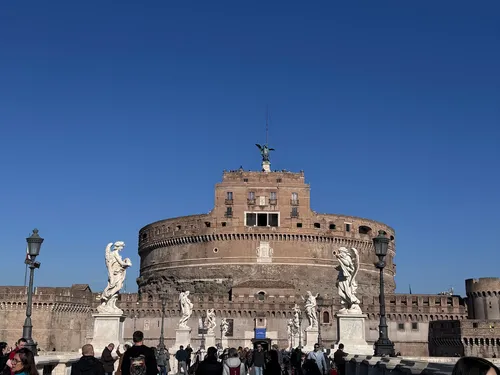 Castel Sant'Angelo - From Ponte Sant'Angelo, Italy