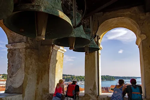Poreč - De Bell tower of Euphrasian Basilica, Croatia