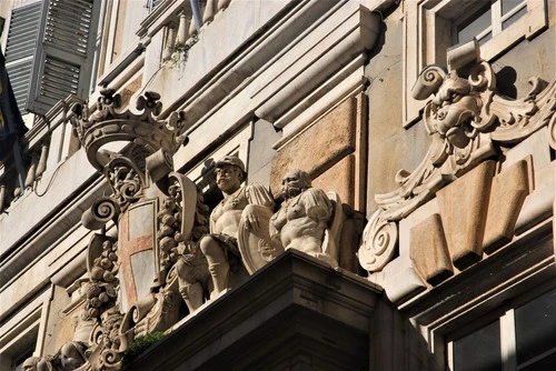 Palazzo Doria Tursi - Depuis Via Garibaldi, Italy