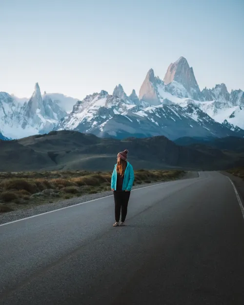 Mirador al Chaltén - İtibaren Ruta 23 - Cañadon Rio De Las Vueltas, Argentina