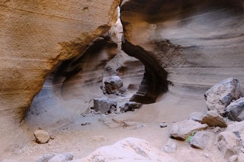 Barranco de las vacas - Aus Walk down from the road into the canyon, Spain