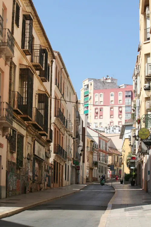 Málaga - Desde Calle Ollerías, Spain