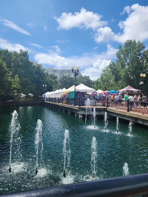 Lake Eola - Von Bridge in Lake Eola, United States