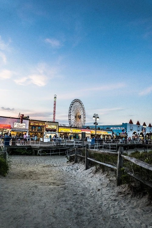 Playland's Castaway Cove - From Beach, United States