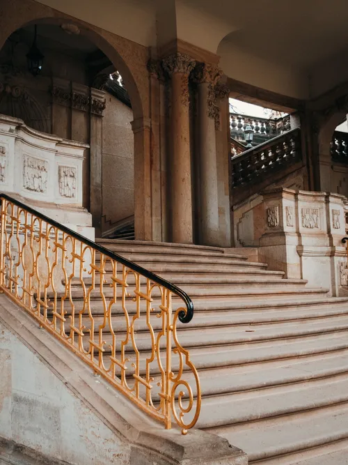 Wallpavillon Zwinger Dresden - From Inside, Germany