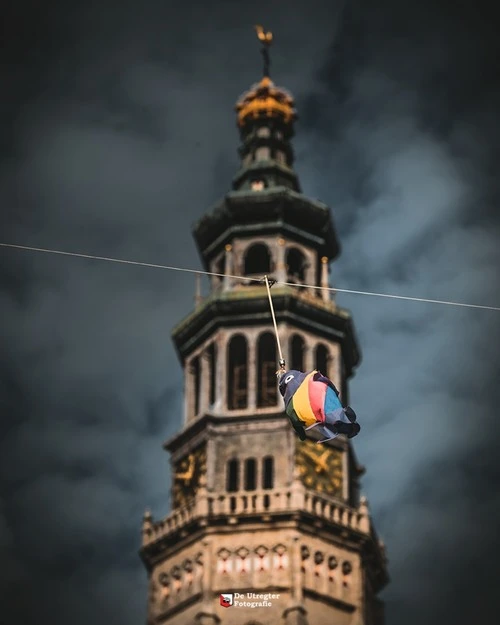 Tall John Abbey Tower - From Koorkerkstraat, Netherlands