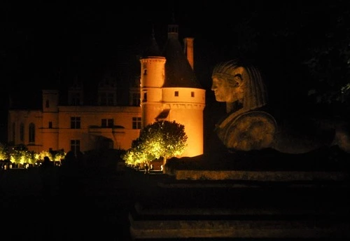 Château de Chenonceau - Aus Main Courtyard, France