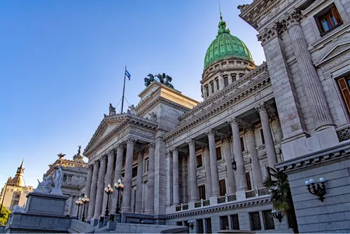 Congreso de la Nación Argentina - Depuis Plaza del Congreso, Argentina