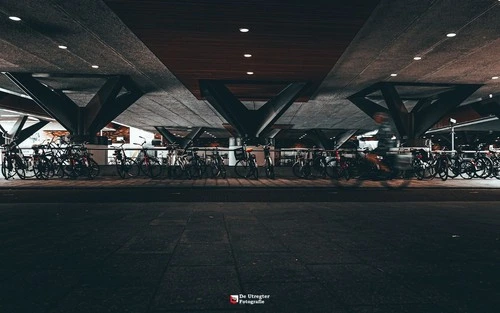 Vaartsche Rijn Station - Aus Bikes Parking, Netherlands