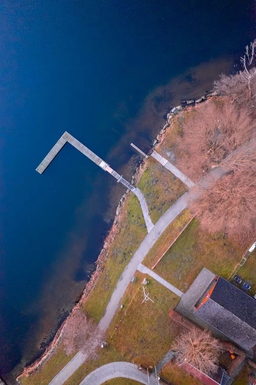 Torfmoorsee - Desde Drone, Germany