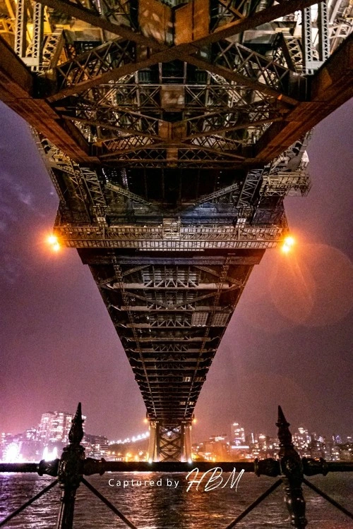 Sydney Harbour Bridge - Dari Below, Australia