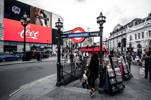 Piccadilly Circus / Subway Station Entry - Z Regent St., United Kingdom