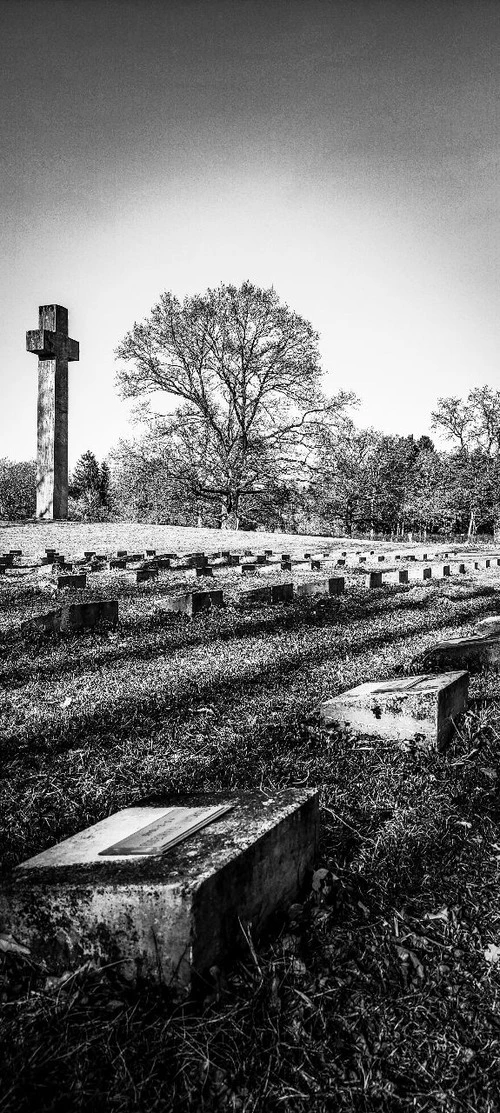 Cemetery "Waldfriedhof" - Aus Section of the Italian Military Cemetery for the victims of WW II, Germany