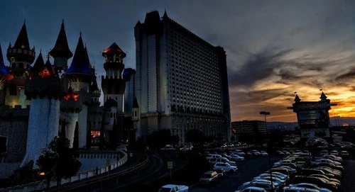 Excalibur - Od The bridge over Tropicana Ave, United States