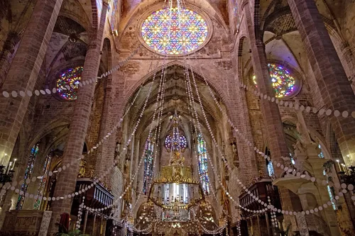 Catedral-Basílica de Santa María de Mallorca - From Inside, Spain