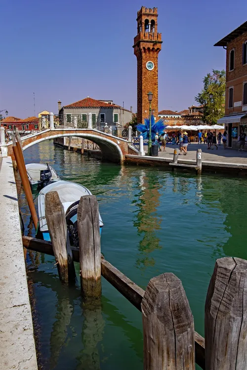 Clock Tower & Ponte San Pietro Martire - Italy