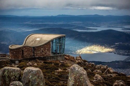 Pinnacle Observation Shelter and Boardwalk - Da Mount Wellingtion, Australia