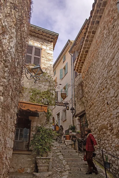 Streets of Saint-Paul-de-Vence - France