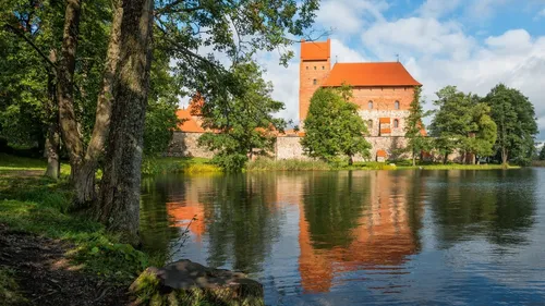 Trakai Island Castle - De Entrance, Lithuania